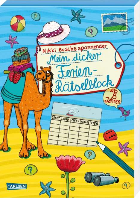 Nikki Busch: Busch, N: Mein dicker Ferien-Rätselblock, Buch
