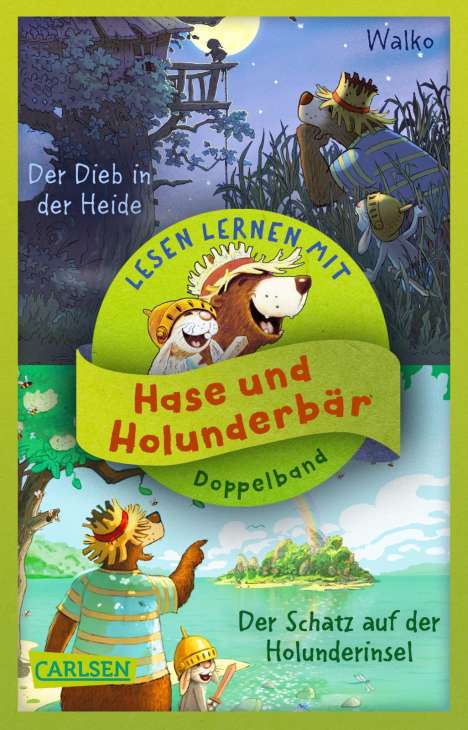 Walko: Walko: Hase und Holunderbär: Doppelband zum Lesenlernen - Ha, Buch