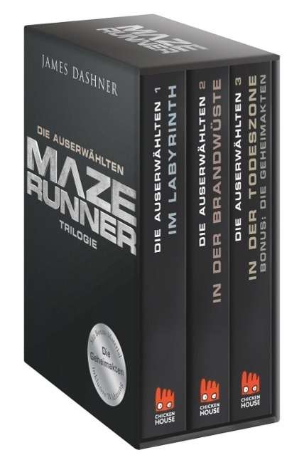 James Dashner: Maze Runner-Trilogie - Die Auserwählten, Buch