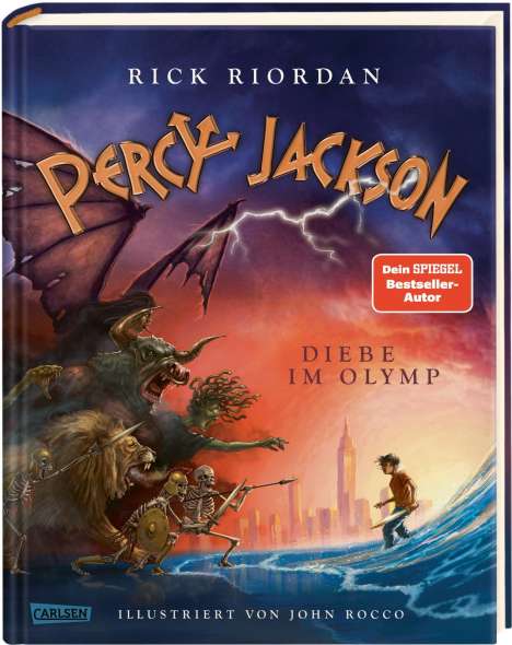 Rick Riordan: Percy Jackson - Diebe im Olymp (farbig illustrierte Schmuckausgabe) (Percy Jackson 1), Buch