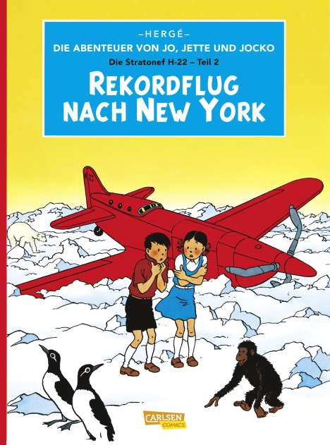 Hergé: 4. Rekordflug nach New York, Buch