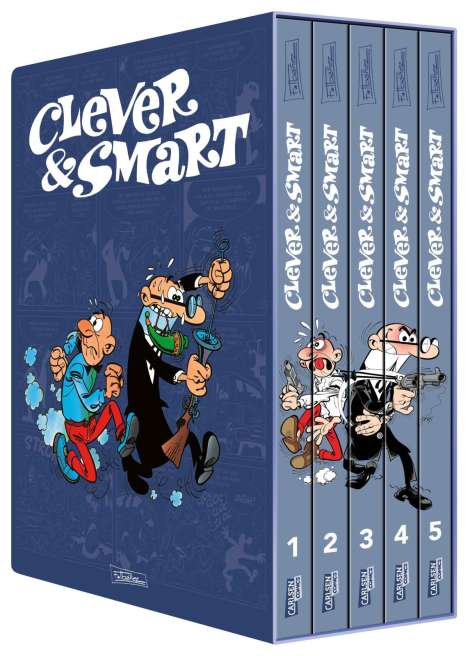 Francisco Ibáñez: Clever und Smart: CLEVER UND SMART - Der Schuber, Buch