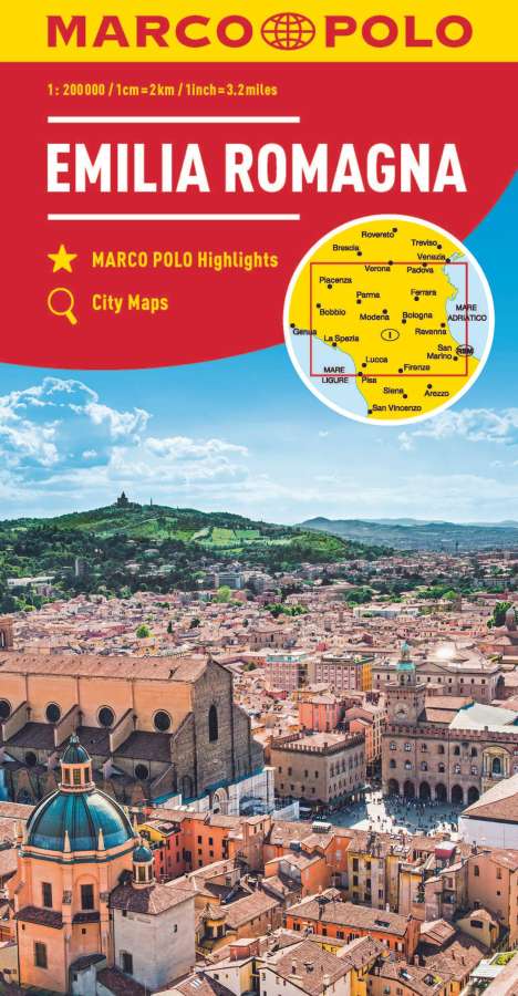 MARCO POLO Regionalkarte Italien 06 Emilia Romagna 1:200.000, Karten