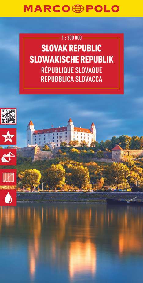 MARCO POLO Reisekarte Slowakische Republik 1:300.000, Karten