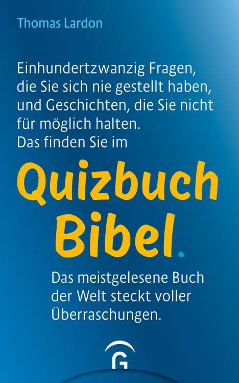 Thomas Lardon: Quizbuch Bibel, Buch