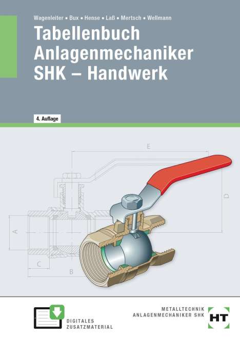 Hermann Bux: eBook inside: Buch und eBook Tabellenbuch Anlagenmechaniker SHK - Handwerk, Buch