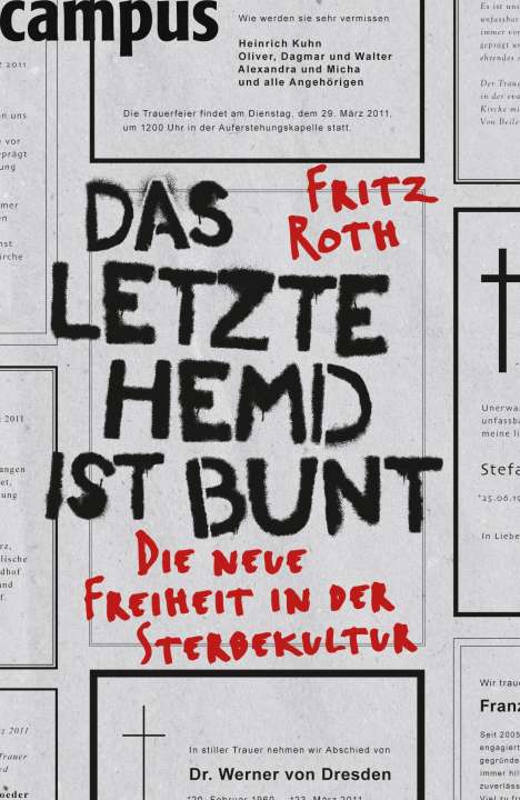 Fritz Roth: Das letzte Hemd ist bunt, Buch