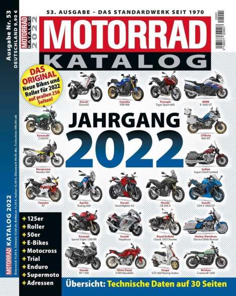 Motorrad-Katalog 2022, Buch