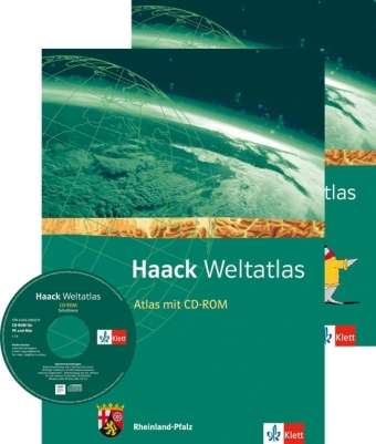 Haack Weltatlas für die Sekundarstufe I. Mit 1 CD-ROM und 1 Arbeitsheft. Ausgabe für Rheinland-Pfalz, 1 Buch und 1 Diverse