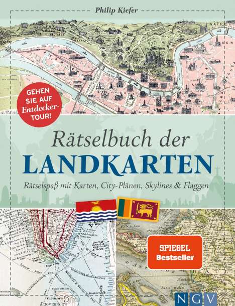 Philip Kiefer: Rätselbuch der Landkarten, Buch