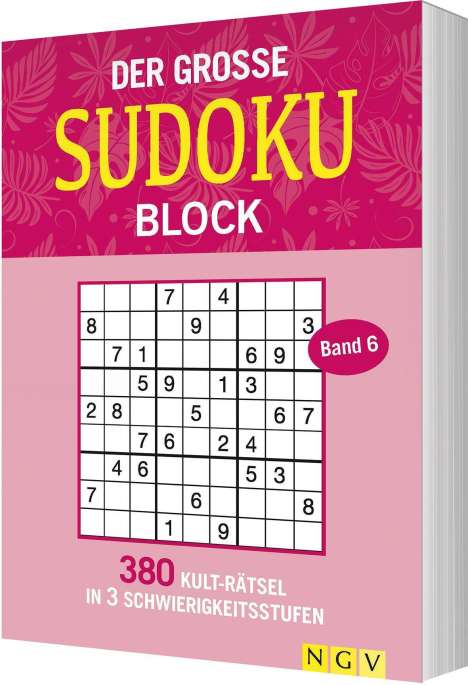 Der große Sudokublock Band 6, Buch