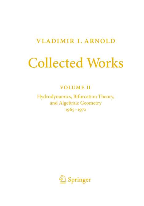 Vladimir I. Arnold: Vladimir I. Arnold - Collected Works, Buch