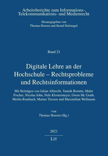 Digitale Lehre an der Hochschule - Rechtsprobleme, Buch