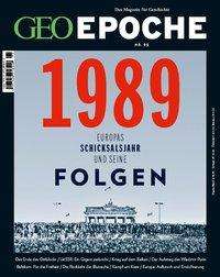 Michael Schaper: GEO Epoche mit DVD 95/2019 - 1989 Europas Schicksalsjahr und seine Folgen, Buch