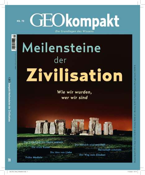Jens Schröder: GEOkompakt 70/2022 - Meilensteine der Zivilisation, Buch