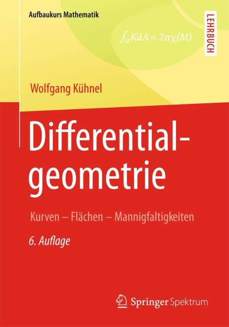 Wolfgang Kühnel: Differentialgeometrie, Buch