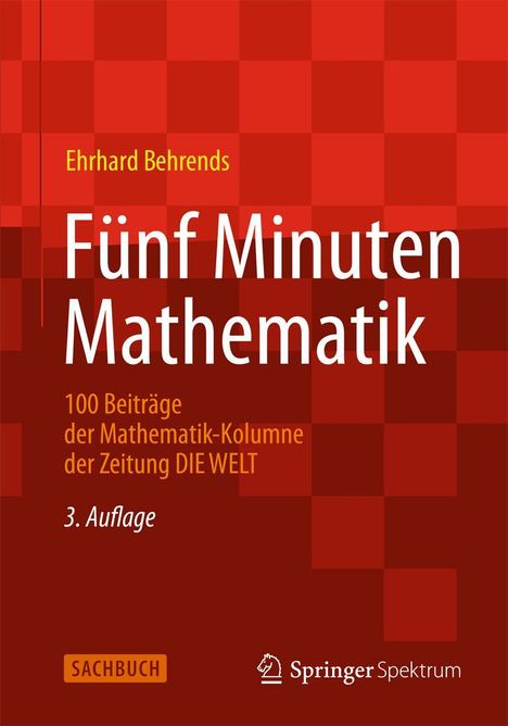 Ehrhard Behrends: Fünf Minuten Mathematik, Buch