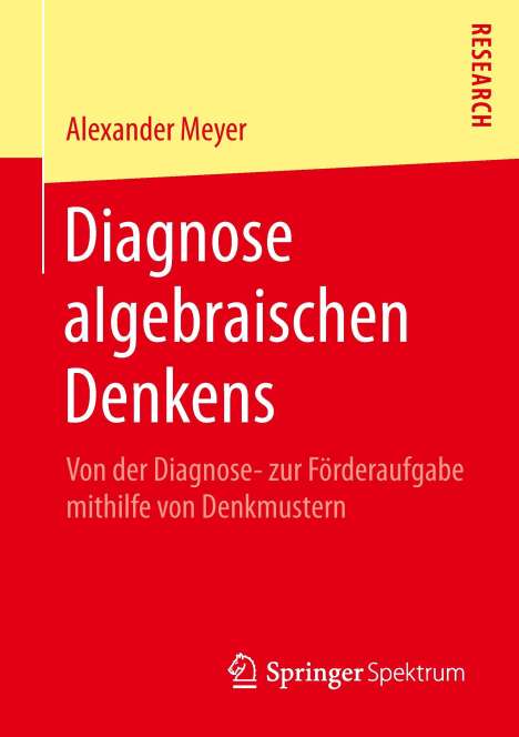 Alexander Meyer: Diagnose algebraischen Denkens, Buch