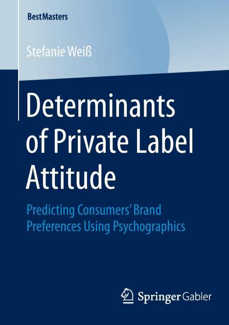 Stefanie Weiß: Determinants of Private Label Attitude, Buch