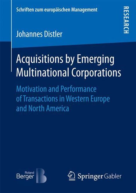 Johannes Distler: Acquisitions by Emerging Multinational Corporations, Buch