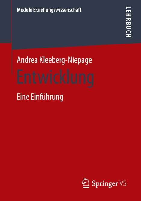 Andrea Kleeberg-Niepage: Entwicklung, Buch