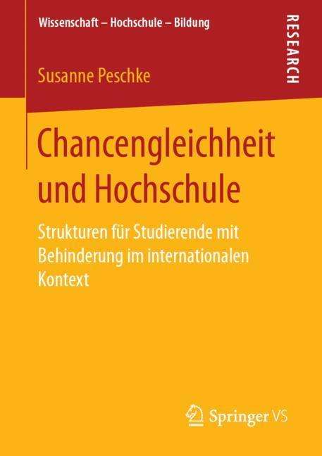 Susanne Peschke: Chancengleichheit und Hochschule, Buch