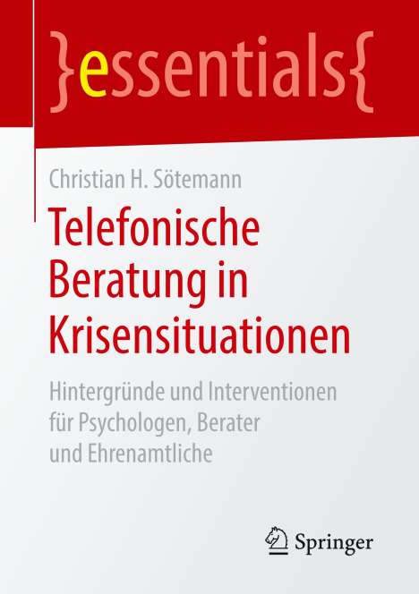Christian H. Sötemann: Telefonische Beratung in Krisensituationen, Buch