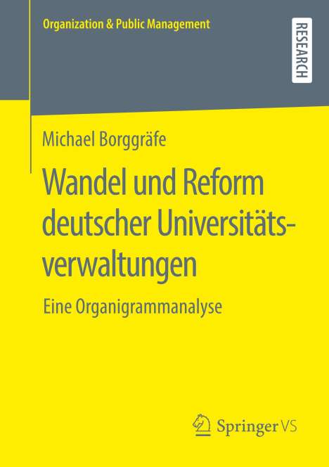 Michael Borggräfe: Wandel und Reform deutscher Universitätsverwaltungen, Buch