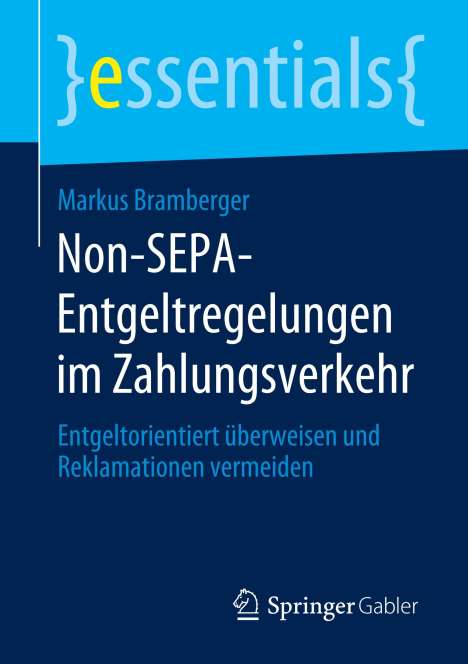 Markus Bramberger: Non-SEPA-Entgeltregelungen im Zahlungsverkehr, Buch
