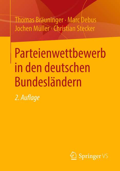 Thomas Bräuninger: Parteienwettbewerb in den deutschen Bundesländern, Buch