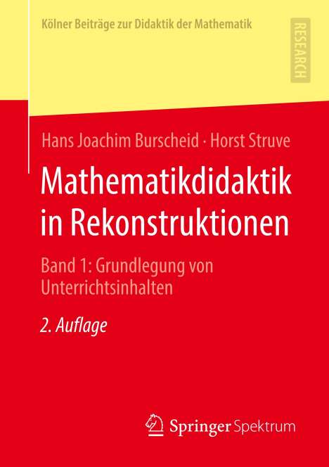 Hans Joachim Burscheid: Mathematikdidaktik in Rekonstruktionen 01, Buch