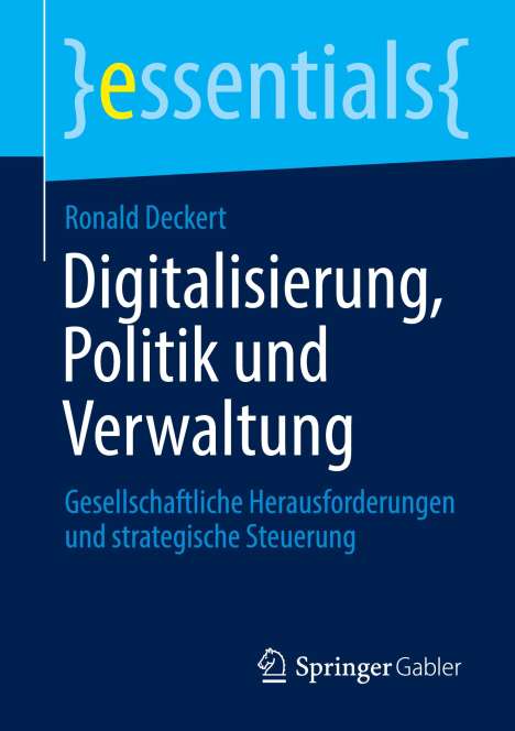 Ronald Deckert: Digitalisierung, Politik und Verwaltung, Buch