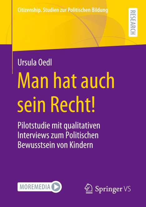 Ursula Oedl: Man hat auch sein Recht!, Buch