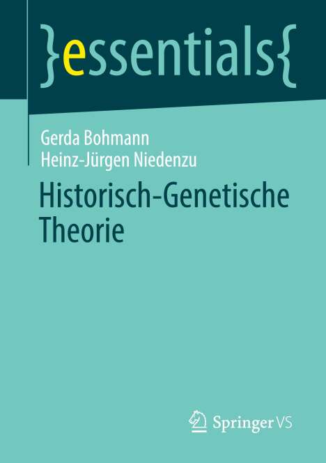Heinz-Jürgen Niedenzu: Historisch-Genetische Theorie, Buch