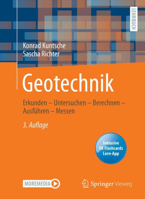 Konrad Kuntsche: Geotechnik, Buch