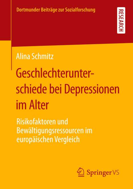Alina Schmitz: Geschlechterunterschiede bei Depressionen im Alter, Buch