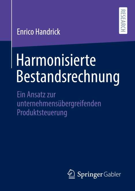 Enrico Handrick: Harmonisierte Bestandsrechnung, Buch