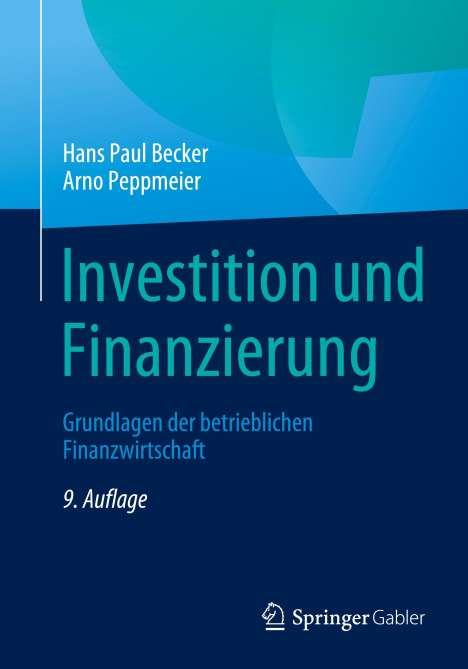 Hans Paul Becker: Investition und Finanzierung, Buch