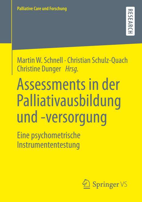 Assessments in der Palliativausbildung und -versorgung, Buch