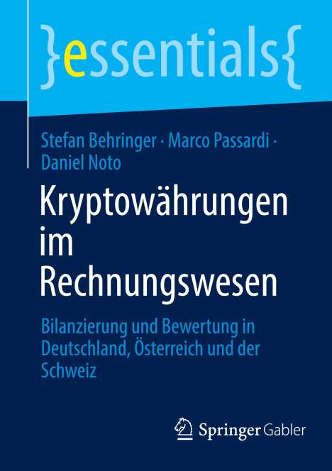 Stefan Behringer: Kryptowährungen im Rechnungswesen, Buch