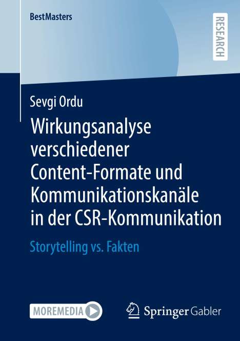 Sevgi Ordu: Wirkungsanalyse verschiedener Content-Formate und Kommunikationskanäle in der CSR-Kommunikation, Buch