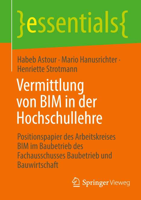 Habeb Astour: Vermittlung von BIM in der Hochschullehre, Buch