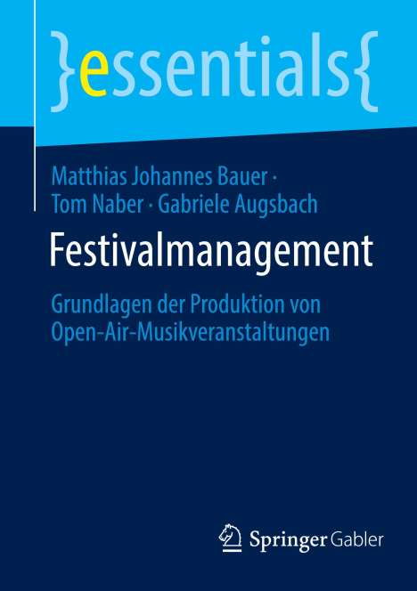 Matthias Johannes Bauer: Festivalmanagement, Buch