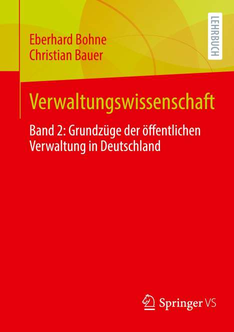 Christian Bauer: Verwaltungswissenschaft, Buch