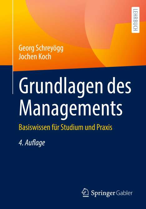 Jochen Koch: Grundlagen des Managements, Buch