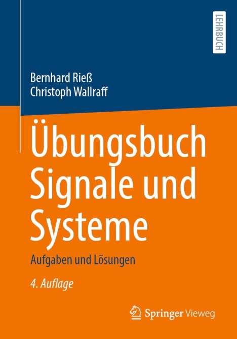 Bernhard Rieß: Übungsbuch Signale und Systeme, Buch