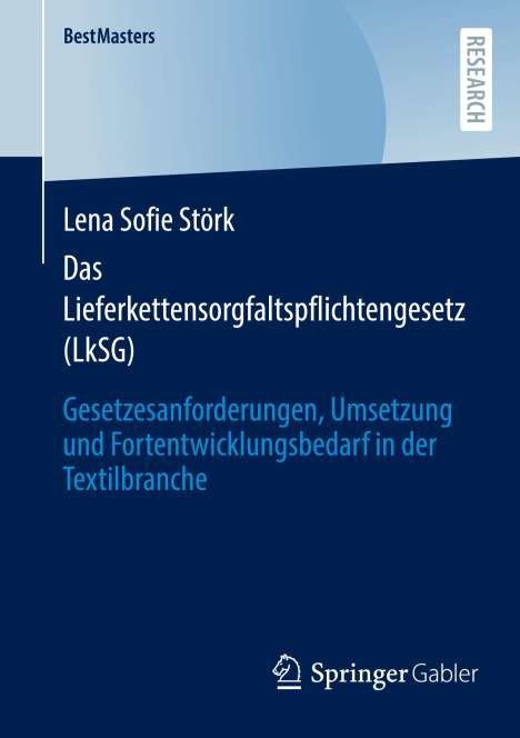 Lena Sofie Störk: Das Lieferkettensorgfaltspflichtengesetz (LkSG), Buch