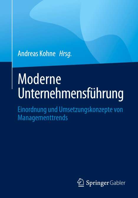Moderne Unternehmensführung, Buch