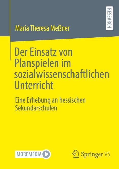 Maria Theresa Meßner: Der Einsatz von Planspielen im sozialwissenschaftlichen Unterricht, Buch