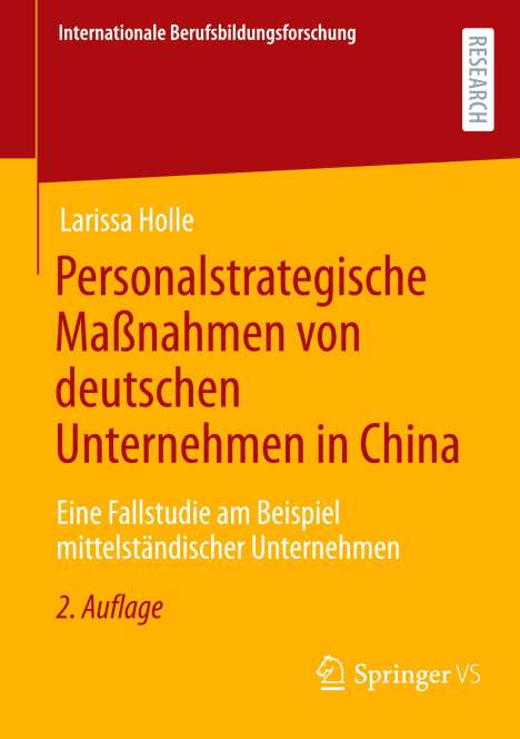 Larissa Holle: Personalstrategische Maßnahmen von deutschen Unternehmen in China, Buch